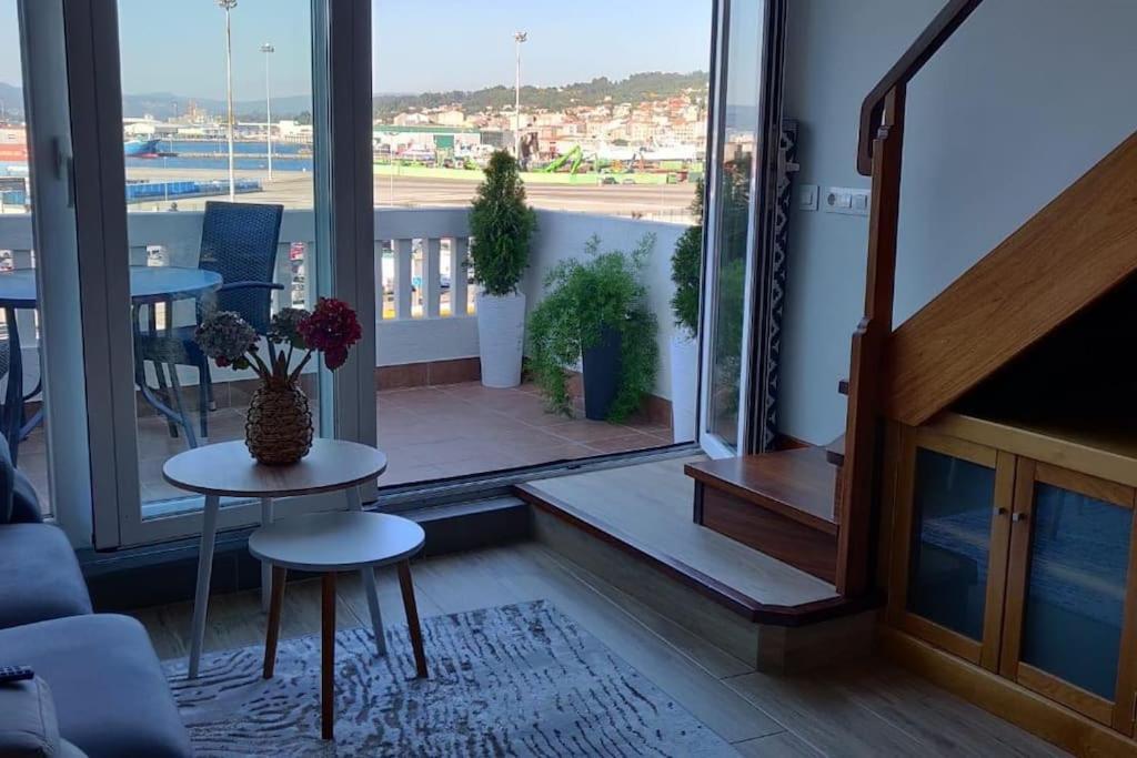 Atico Almuina. Apartment Marin Bagian luar foto